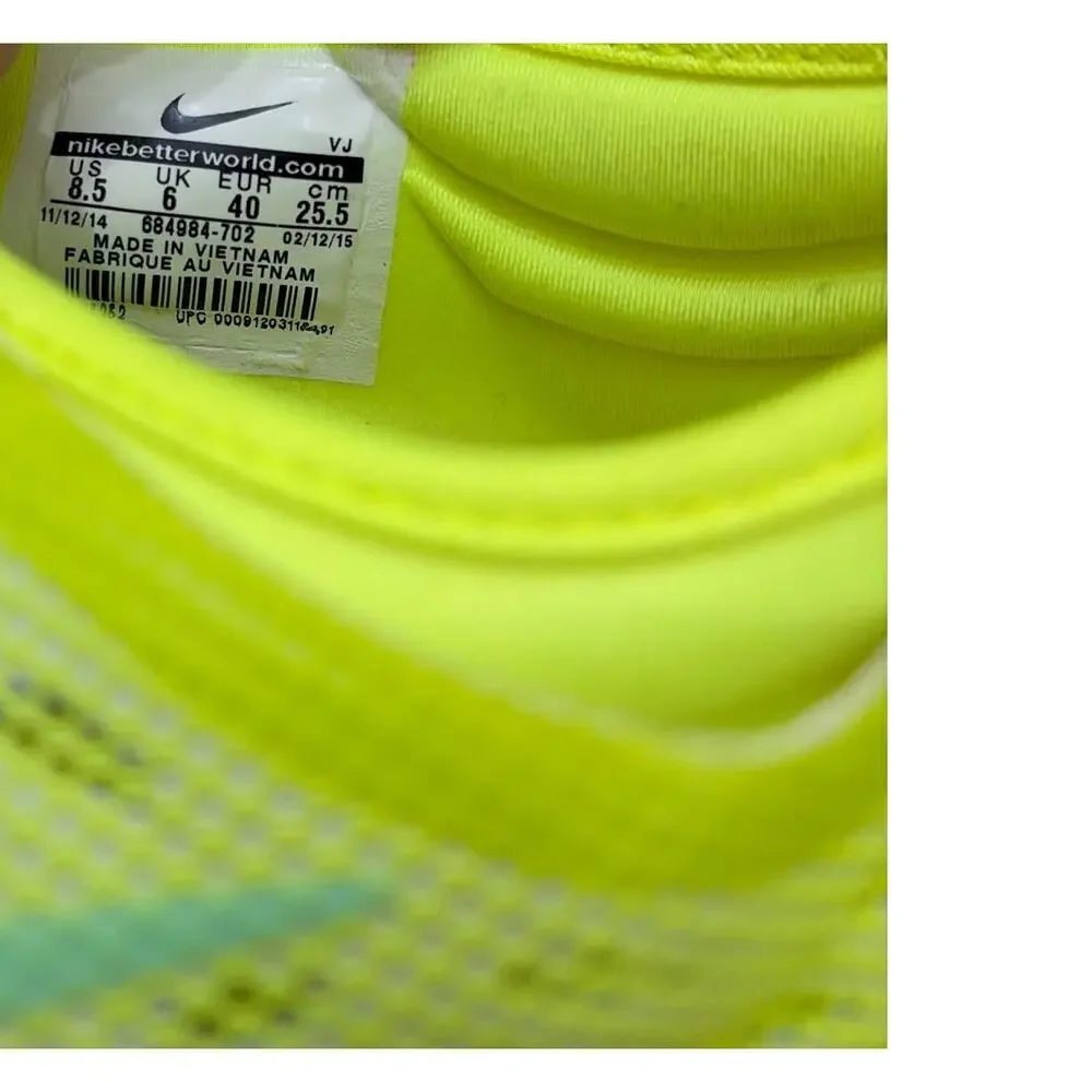 Nike Zoom Fit Agility Training Shoes Women’s Size 8.5 | Yellow | 684984-702